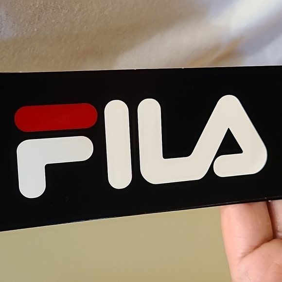 FILA tank top white cotton with Fila logo print size S - Picture 6 of 9